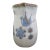 Ken Edwards El Palomar Blue Bird Flowers Mexican Tonal Folk Art Pottery Pitcher For Sale