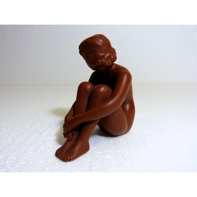 Goebel, Terracotta Nude Women 1960s, Set of 2, 1960s, Ceramic For Sale - Image 8 of 18