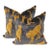 Pair of Animique Gold Slate Decorative Pillows For Sale
