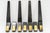 Black and Brass Wall Hooks, Vienna, Austria, 1960s, Set of 7 For Sale - Image 4 of 10