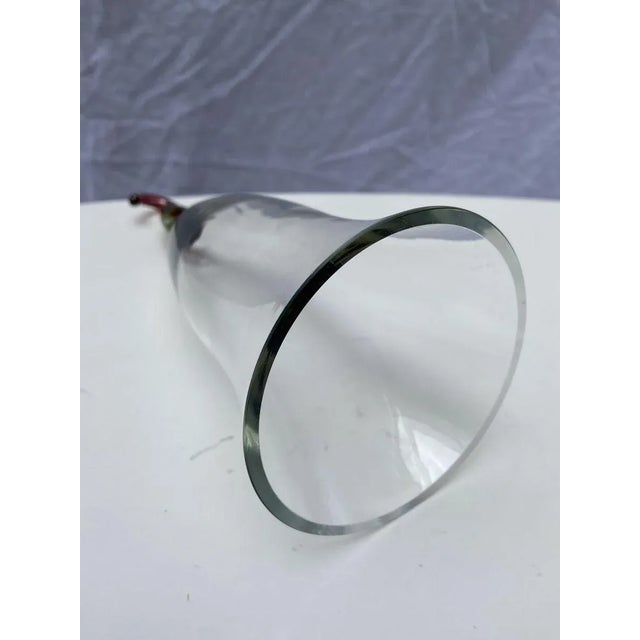 Suspended Glass Object by Serge Mansau for Murano, 1992 For Sale - Image 3 of 6