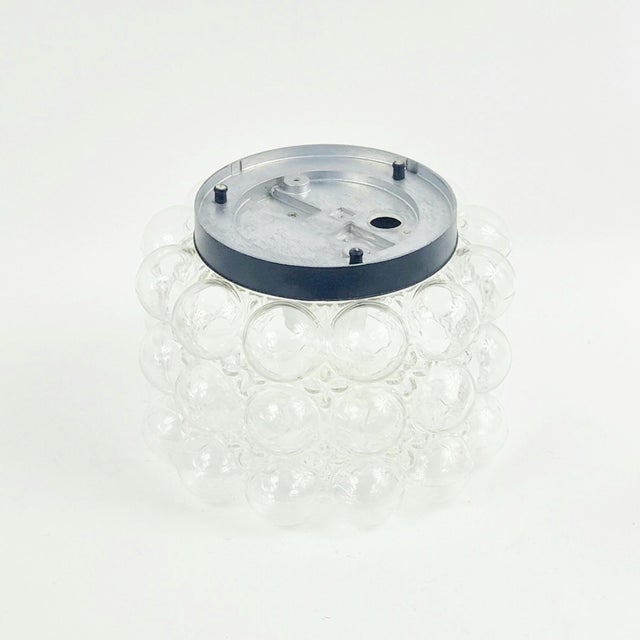 1970s Mid-Century Modern Bubble Glass Flush Mount by Helena Tynell for Limburg, Germany, 1960s For Sale - Image 5 of 9