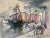 1950s Heinrich Heuser, Unfinished Study of a Harbor View, Port of Ischia, 1950, Watercolor For Sale - Image 5 of 12