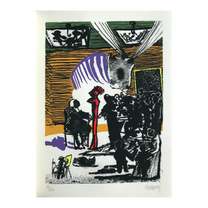 Carlos Franco Original Serigraph Pencil Hand-Signed & Numbered