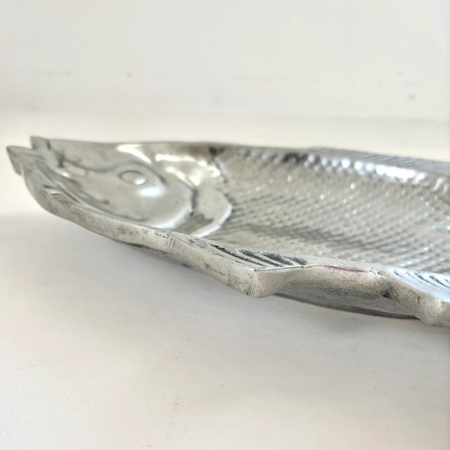 1990s 1990s Charming Handmade Fish Platter For Sale - Image 5 of 6