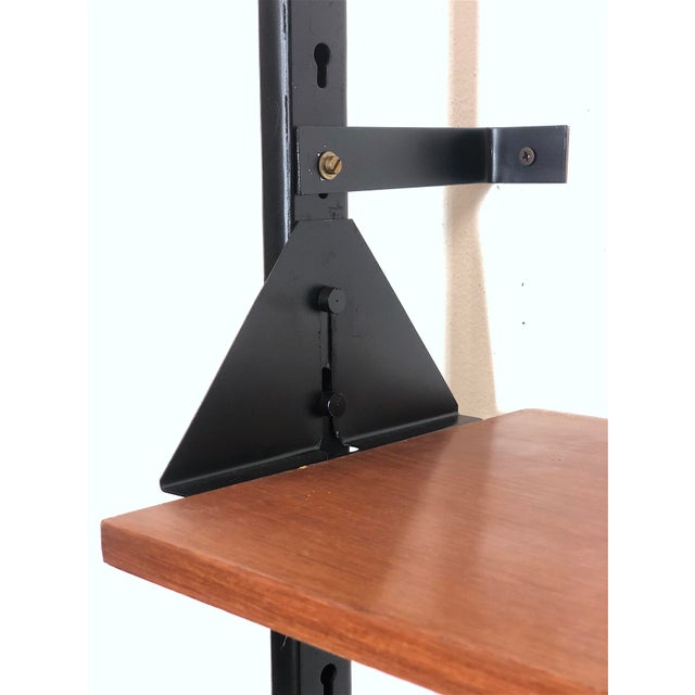 1-Bay Bookcase, Italy, 1960s For Sale - Image 4 of 12