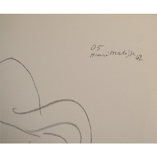 Modern Henri Matisse, Femme souriante, Lithograph For Sale - Image 3 of 6