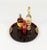 Metal Mid-Century Round Serving Tray in Acrylic Glass Faux Tortoiseshell and Brass, Italy, 1970s For Sale - Image 7 of 16