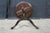 Antique Georgian Style Round Mahogany Tripod Base Candle Stand Wine Side Table For Sale - Image 16 of 18