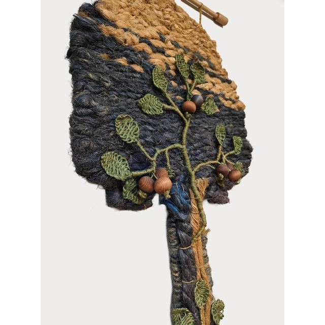 Get in touch with nature with this beautiful macramé wall hanging from the 1960s. This tapestry was released in four...