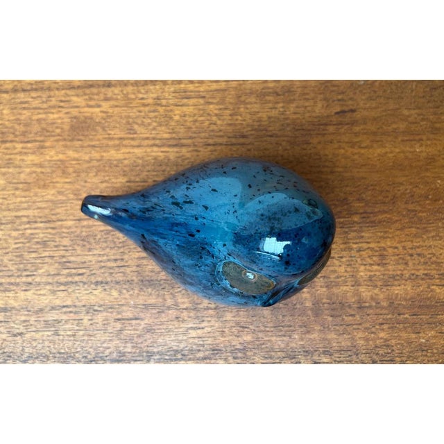 Vintage Art Glass Owl from Arctic Finland, 1970s For Sale - Image 6 of 15