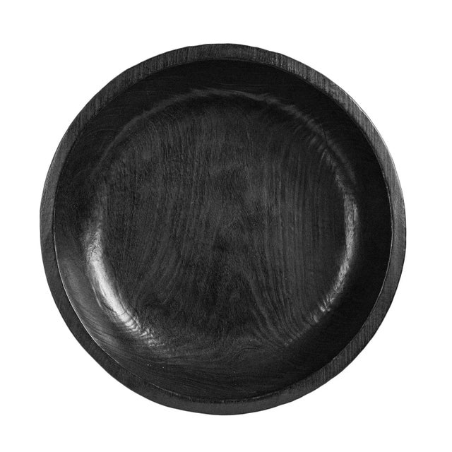 Java Ebony Wood Carved Bowl For Sale - Image 4 of 7
