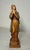 1960s Vintage Italian Wood Hand Carved Religious Madonna Nurnberg Statue Sculpture For Sale - Image 5 of 9