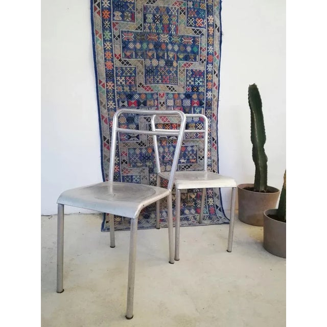 Chair in Aluminum in the Style of Gio Ponti for Montecatini, 1950s For Sale - Image 10 of 11