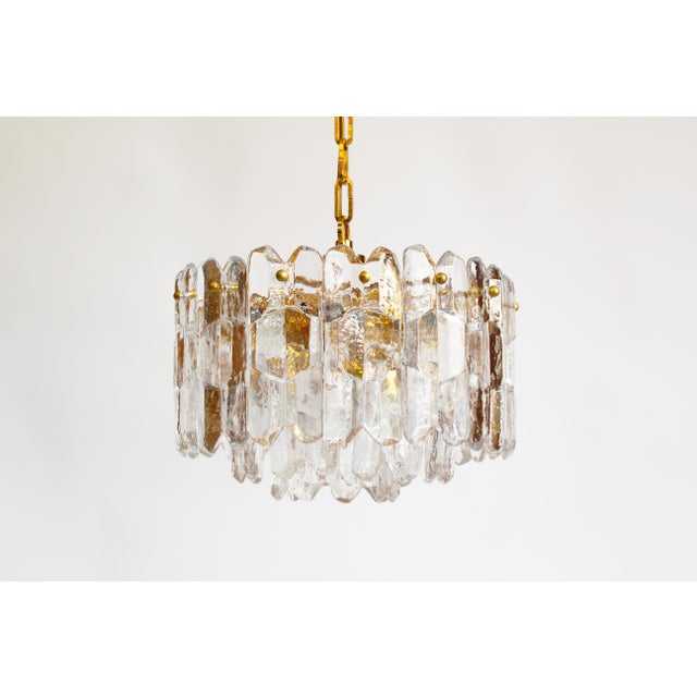 Murano Glass and Brass Palazzo Chandelier by Kalmar, Austria, 1970s For Sale - Image 13 of 13