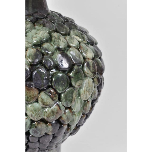 Contemporary Melides Green and Black Lamp by Barracuda Interiors For Sale - Image 3 of 5