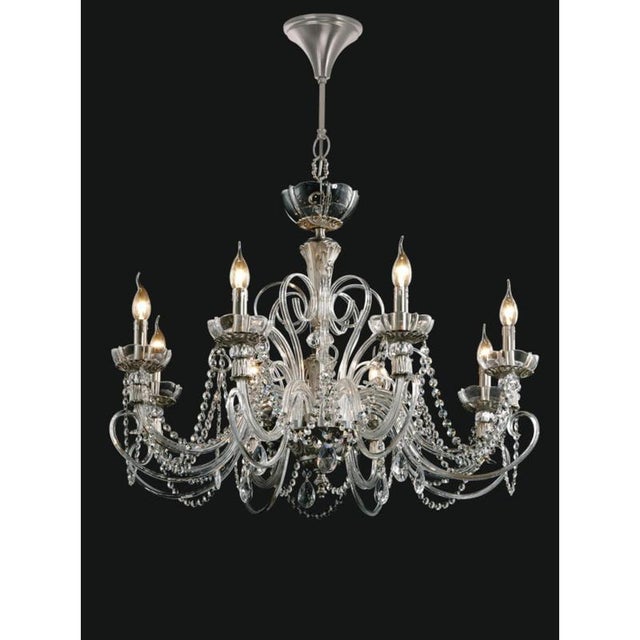 Contemporary Collection Royal Chandelier in Metal and Crystal by Jago For Sale - Image 3 of 9