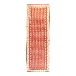 Zabihi Collection Antique Turkish Ghiordes Runner - 3'6" x 11'6" For Sale