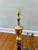 Traditional Pair of Early 20th Century Brass Topped Federal Style Andirons For Sale - Image 3 of 9