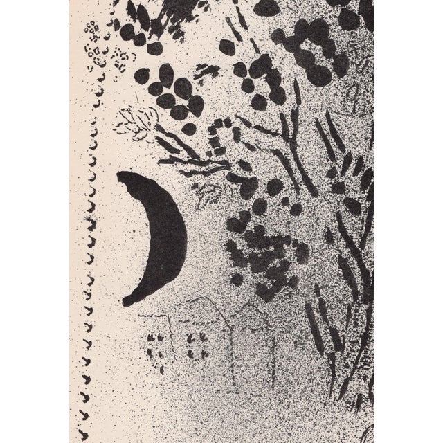 Modern Marc Chagall, Evening, 1953, Lithograph For Sale - Image 3 of 6