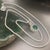 Natural Emerald Diamond Pendant Necklace 18" 14k W Gold 1.90 TCW Certified For Sale - Image 12 of 15