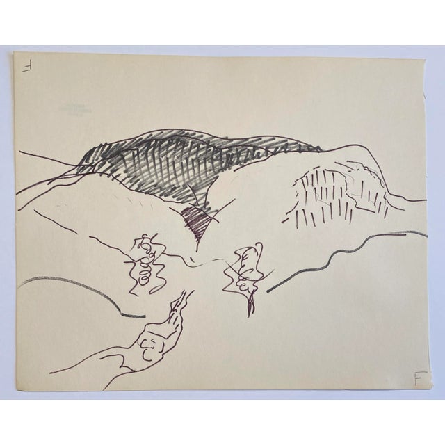 VT drawing by Vermont artist Frank Wallace (1915/18-2003). Wallace was born in Toledo, Ohio and grew ip in Massachusetts...