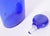 Mid 20th Century Vintage Cobalt Blue Murano Glass With Gold Flecks Decanter For Sale - Image 5 of 9