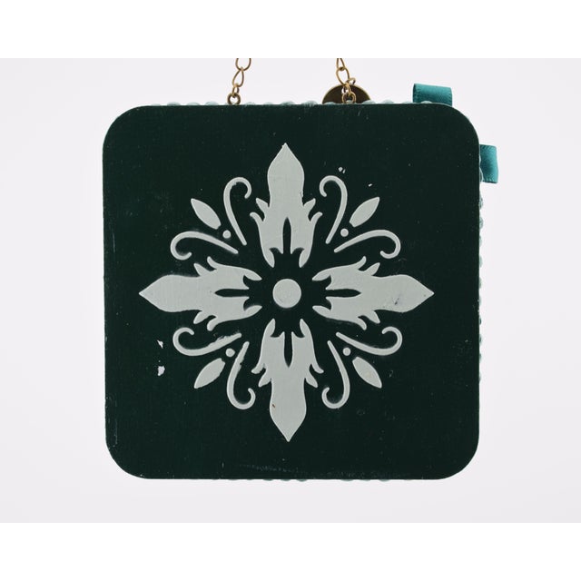 This rustic-style Christmas ornament has been handcrafted and hand-painted, making each one unique. The materials used for...