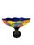 Vintage J. Packness Danish Memphis Style Ceramic Centerpiece & Candlesticks Set For Sale - Image 4 of 10