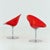Mid-Century Red Acrylic Glass Swivel Eros Lounge Chair by Philippe Starck for Kartell, Italy, 1990s For Sale - Image 16 of 16