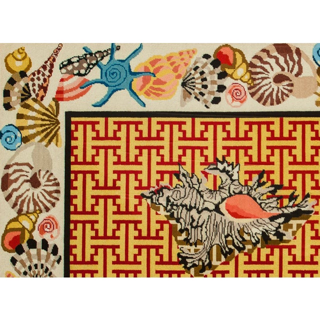 Mid 20th Century Needlepoint Seashells For Sale - Image 5 of 9
