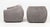 Modern Style Gray Suede Tub Chairs, Pair For Sale In New York - Image 6 of 6