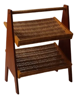Mid-Century Teak Newspaper Rack, 1960s