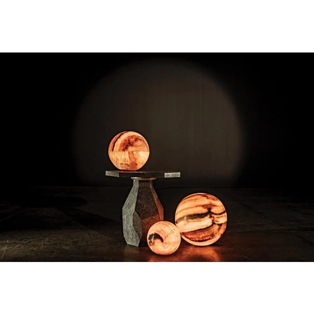 Not Yet Made - Made To Order NOIR Onyx Globe, Large For Sale - Image 5 of 5