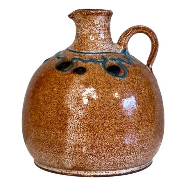 Modernist Studio Ceramic Art Jug Vase from Helma Klett, Germany, 1960s For Sale