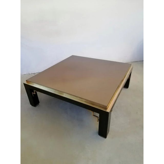 Black Large Coffee Table, 1970s For Sale - Image 8 of 8