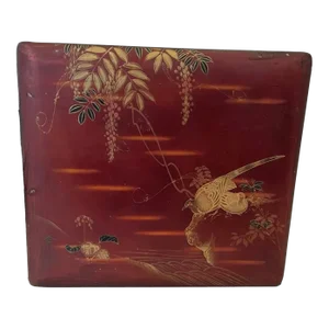 Antique Japanese Lacquered Trinket/Jewelry Box