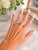 Vintage 1940 Retro Diamond Dome Ring in 18k Gold — 5.5 Carats Total Diamonds For Sale - Image 13 of 14