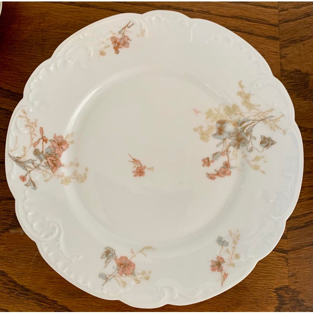 Antique Haviland Limoges France Hand Decorated Dinner Ware - Set of 18 For Sale In Phoenix - Image 6 of 10
