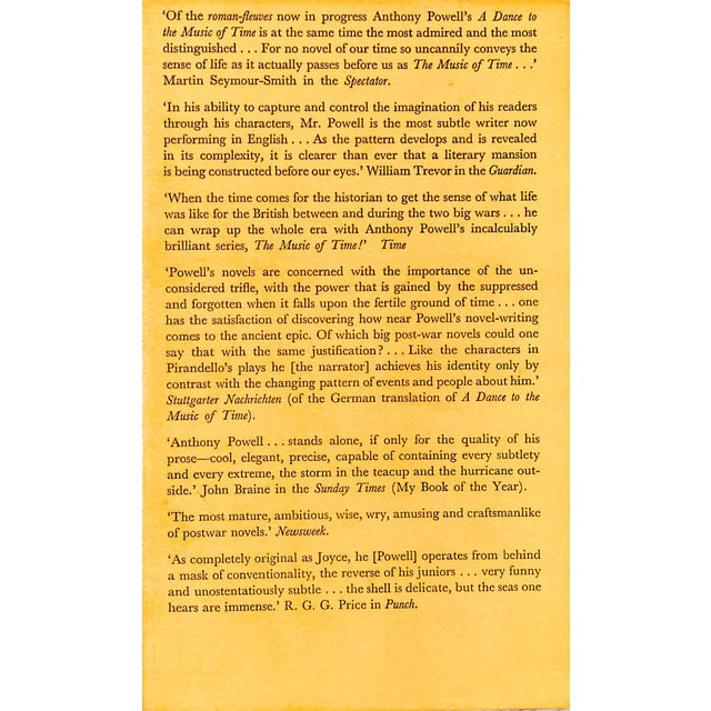 "Books Do Furnish a Room" 1971 Powell, Anthony For Sale In New York - Image 6 of 6