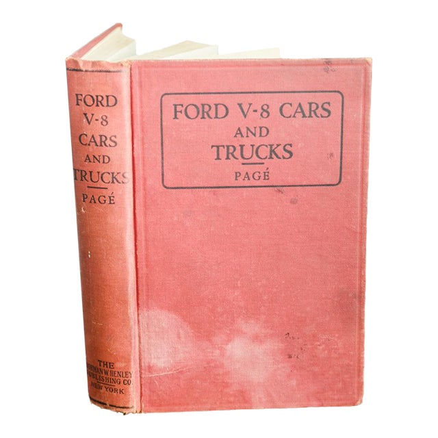 1945 Ford v-8 Cars & Trucks Reference Manual – Construction, Operation, Repair (Pagé) For Sale