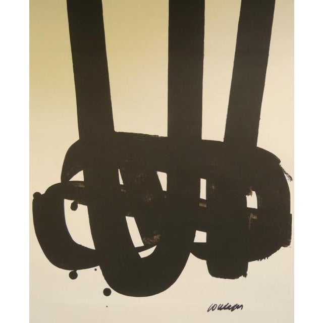 Modern Munich Olympic Games Poster by Pierre Soulages, 1972 For Sale - Image 3 of 11