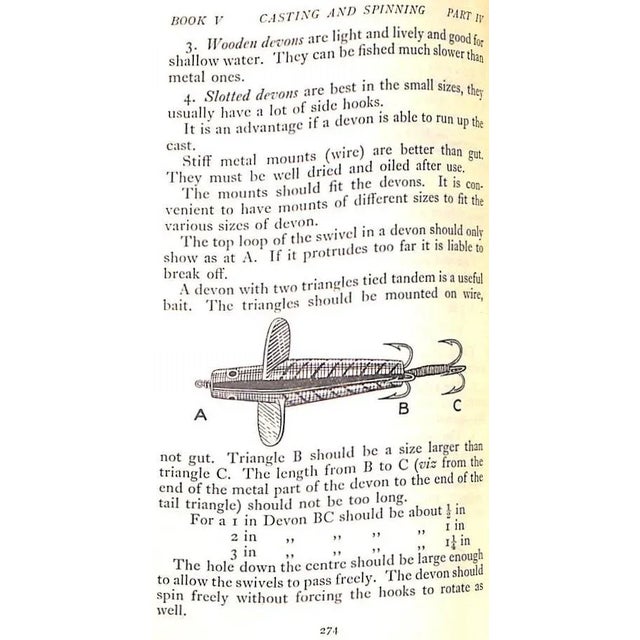 Traditional "The Fisherman's Vade Mecum" 1936 Maunsell, g.w. For Sale - Image 3 of 6