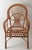 Italian Rattan & Bamboo Peacook Chair, 1970s For Sale - Image 16 of 18