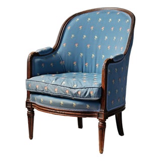 Bergère Armchair - French Louis XVI Style For Sale