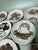 Off-white Piero Fornasetti Porcelain Coasters, Set of Eight - Commissioned by Bianca Unione Milan 1970 For Sale - Image 8 of 11