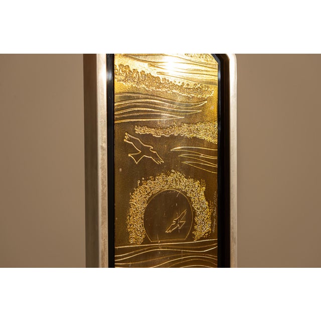 Limited Edition Table Lamps with 23 Karat Gold-Gilded Panels by Georges Mathias, 1980s, Set of 2 For Sale - Image 13 of 18