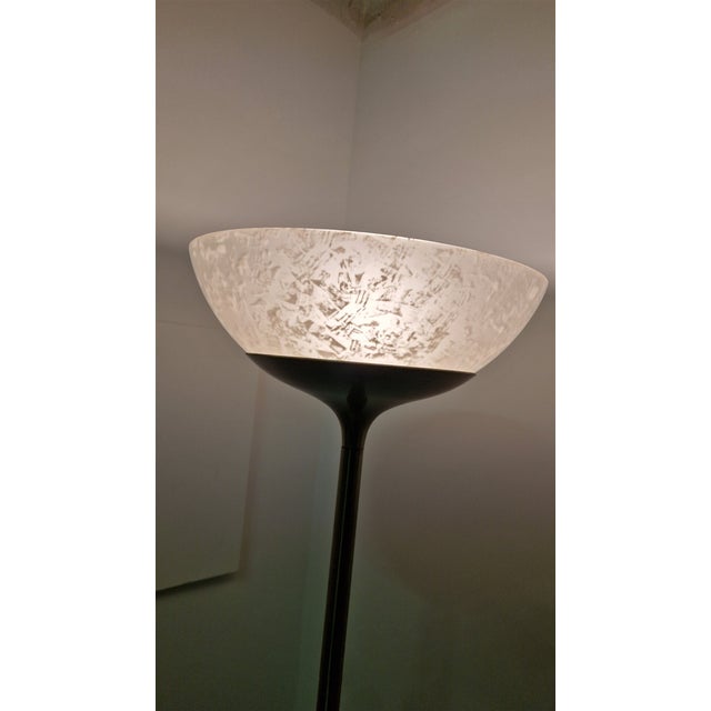 Aminta Floor Lamp with Metal Base and Glass Shade by Emma Gismondi Schweinberger for Artemide, 1960s For Sale - Image 12 of 13