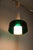 Vintage Two-Tone Pendant Light in White Opaline Glass and Green Transparent Glass, 1960s For Sale - Image 16 of 17