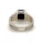 Late 20th Century David Yurman Wheaton Petite Onyx Diamond Sterling Silver Ring For Sale - Image 5 of 6